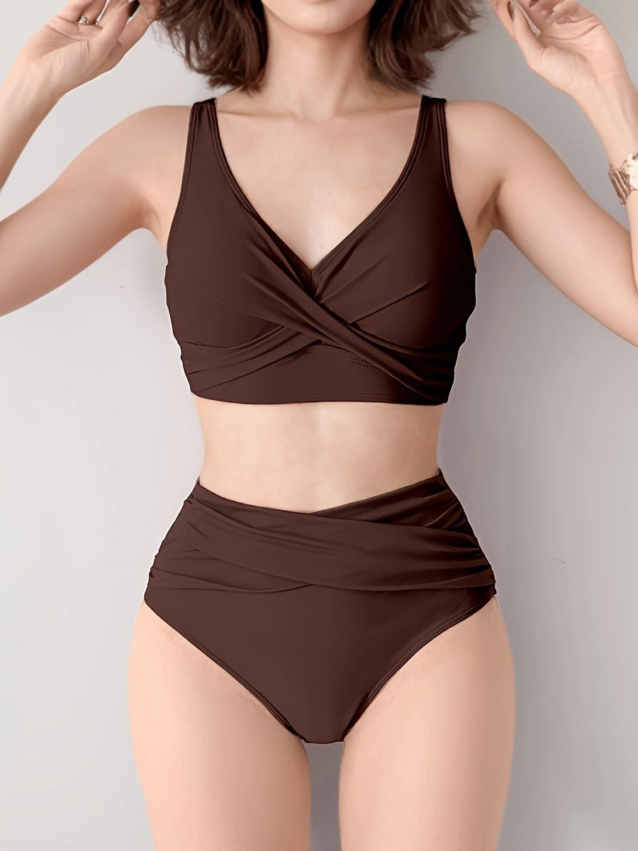 Ensemble de bikini enroulé de haute qualité pour femmes R&B