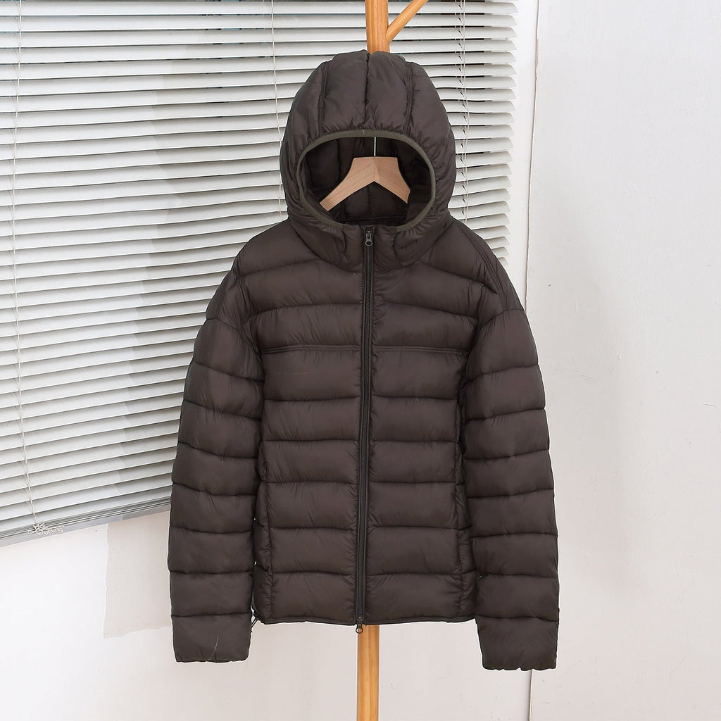 Veste courte matelassée ultralégère pour femmes avec isolation thermique, capuche ergonomique et design compressible Echo Archiv