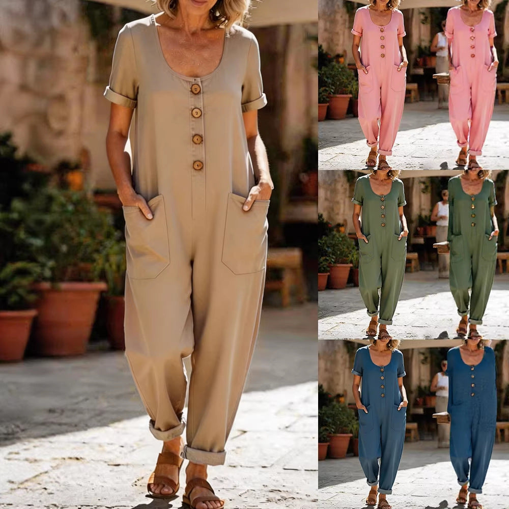 Combinaison femme avec détails de boutons inspirés du western R&B