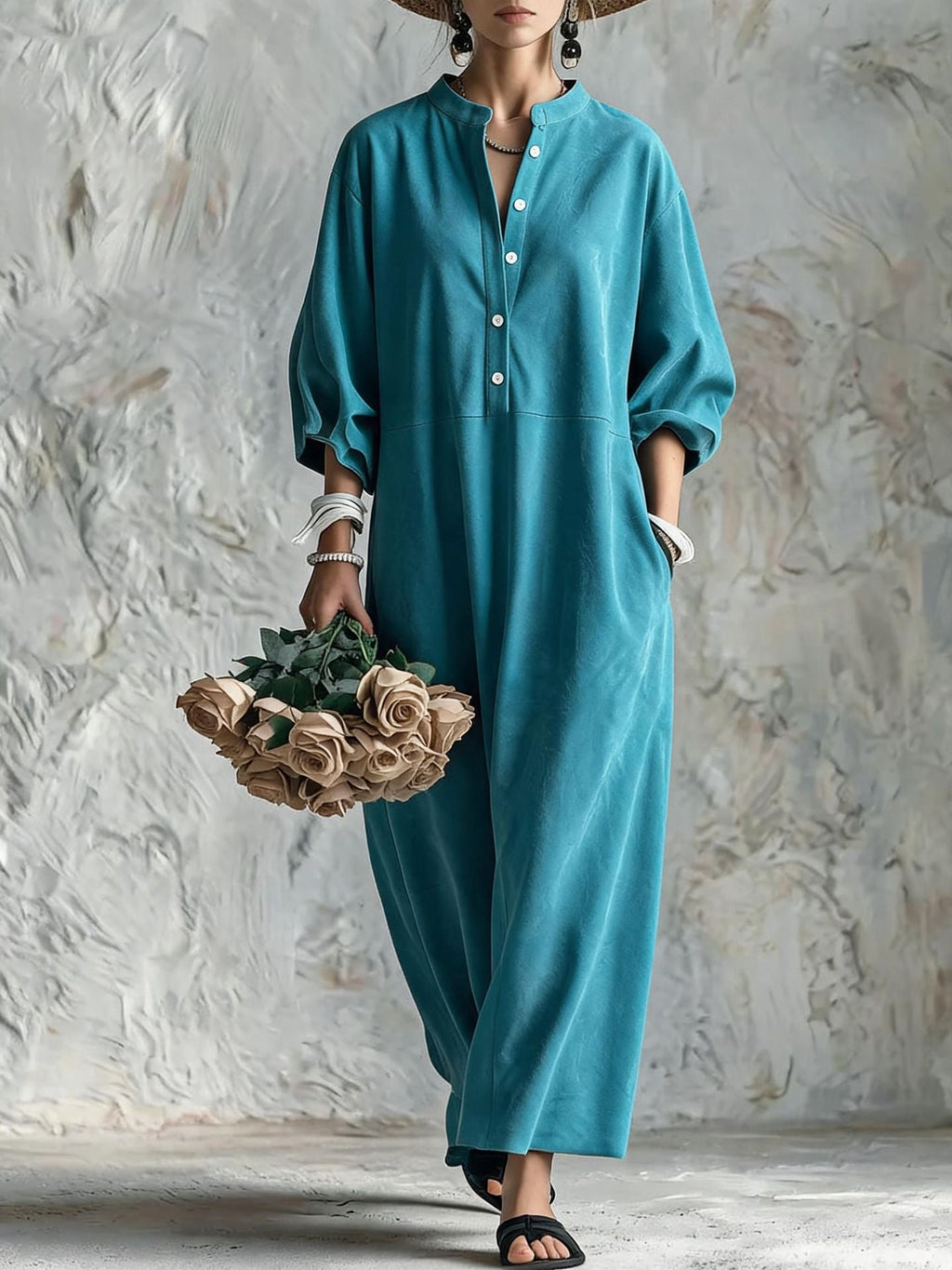 Robe Maxi Décontractée Femme