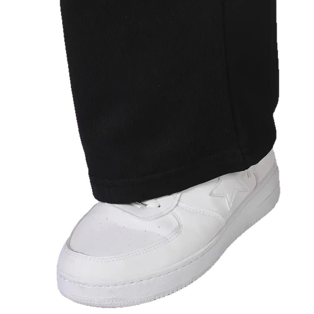 Pantalons de survêtement droits pour hommes en French-Terry avec ceinture élastique et cordon Echo Archiv