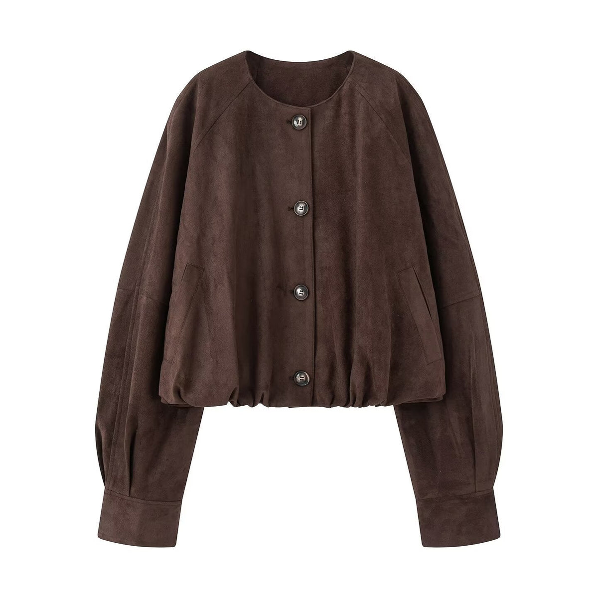 Veste en Suède Mode et Décontractée pour Femmes