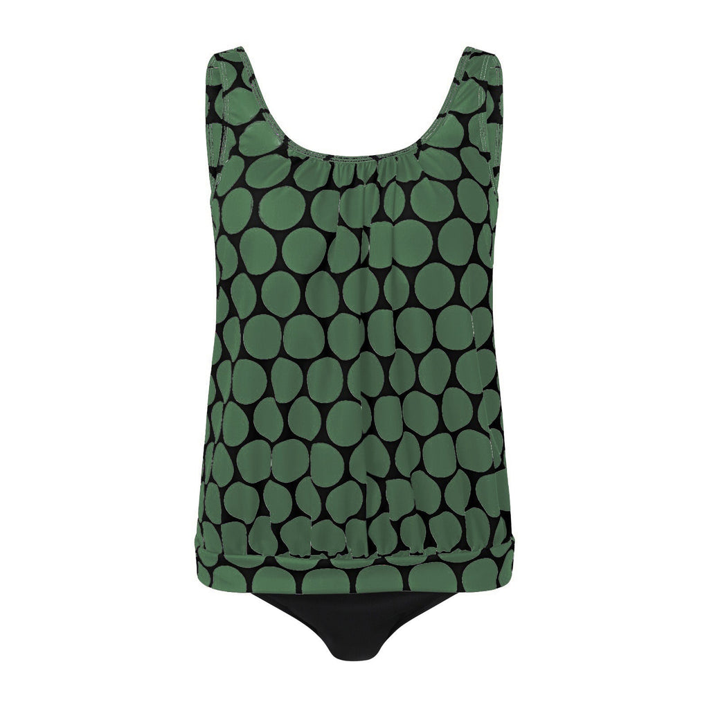 Tankini décontracté pour femmes avec taille haute et coupe élégante R&B