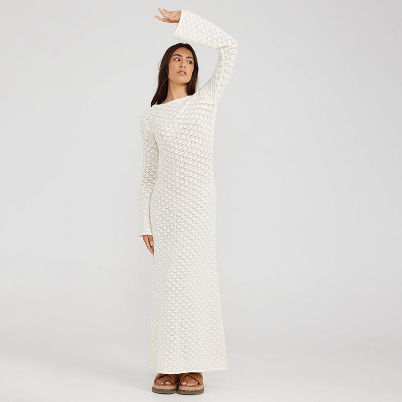 Robe de plage élégante en crochet pour femmes R&B