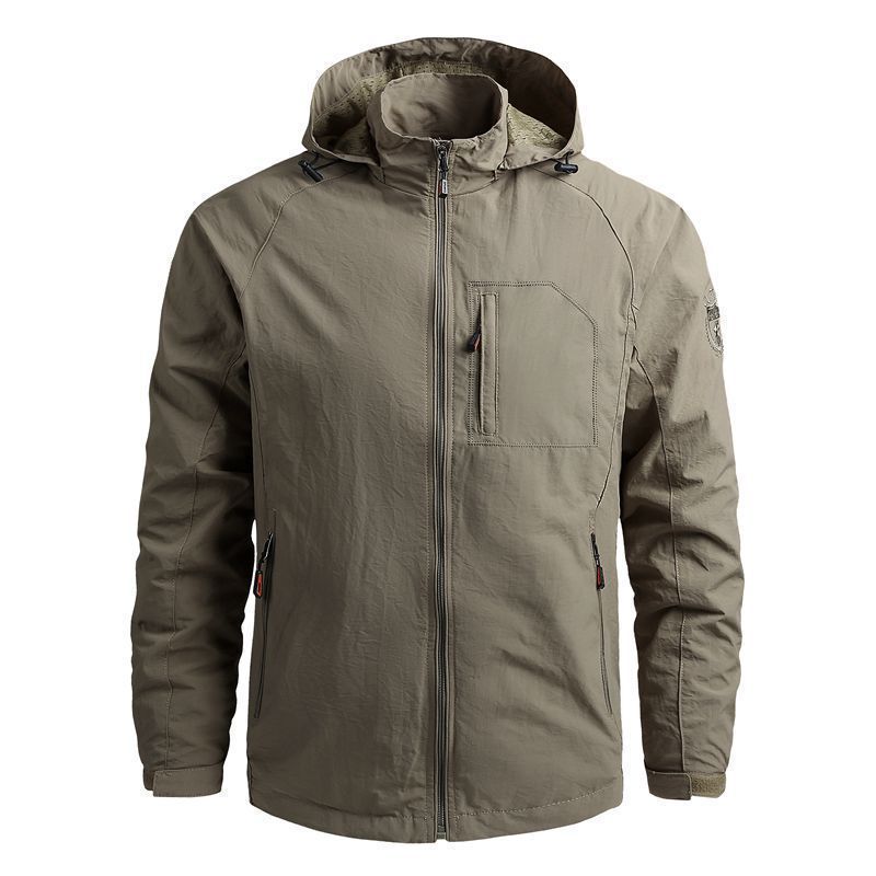 Veste Softshell légère pour hommes avec capuche et poche poitrine Echo Archiv