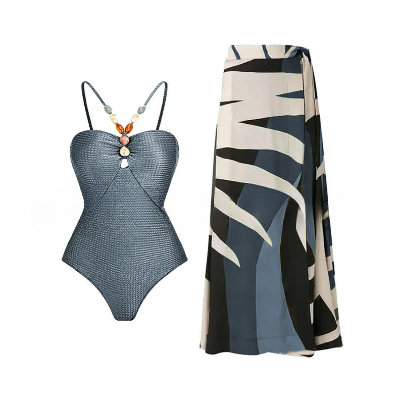 Maillot de bain ajusté pour femmes avec accents décoratifs Echo Archiv