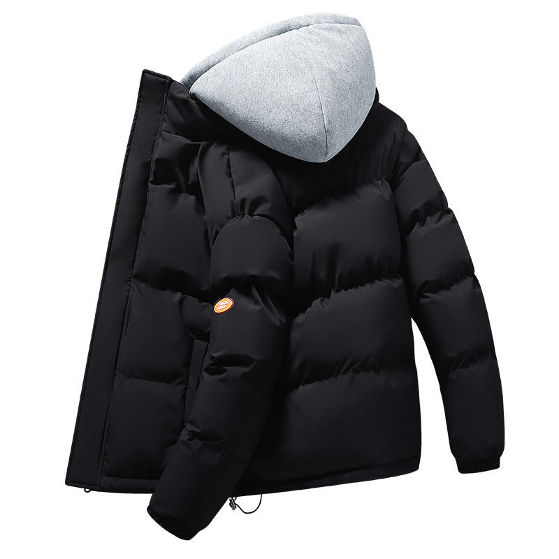 Veste à capuche matelassée pour hommes