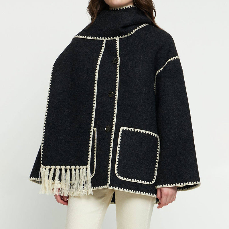 Manteau en laine élégant et confortable pour femmes
