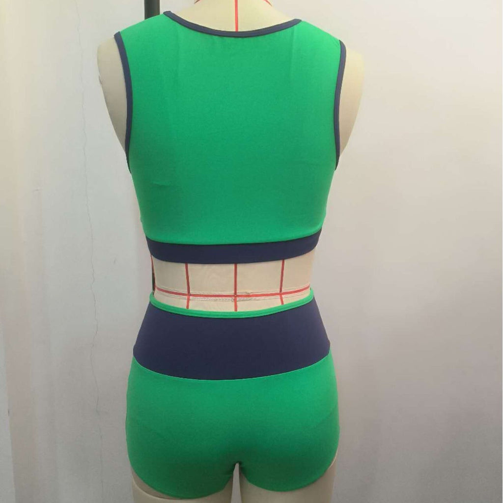 Ensemble de bikini sportif pour femmes avec culotte taille haute R&B