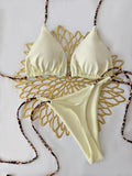 Bikini triangle pour femmes avec détail floral Echo Archiv