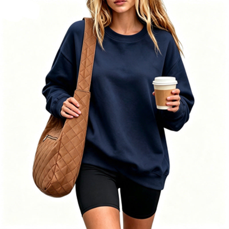 Sweatshirt Oversized Confortable pour Femmes Echoarchiv