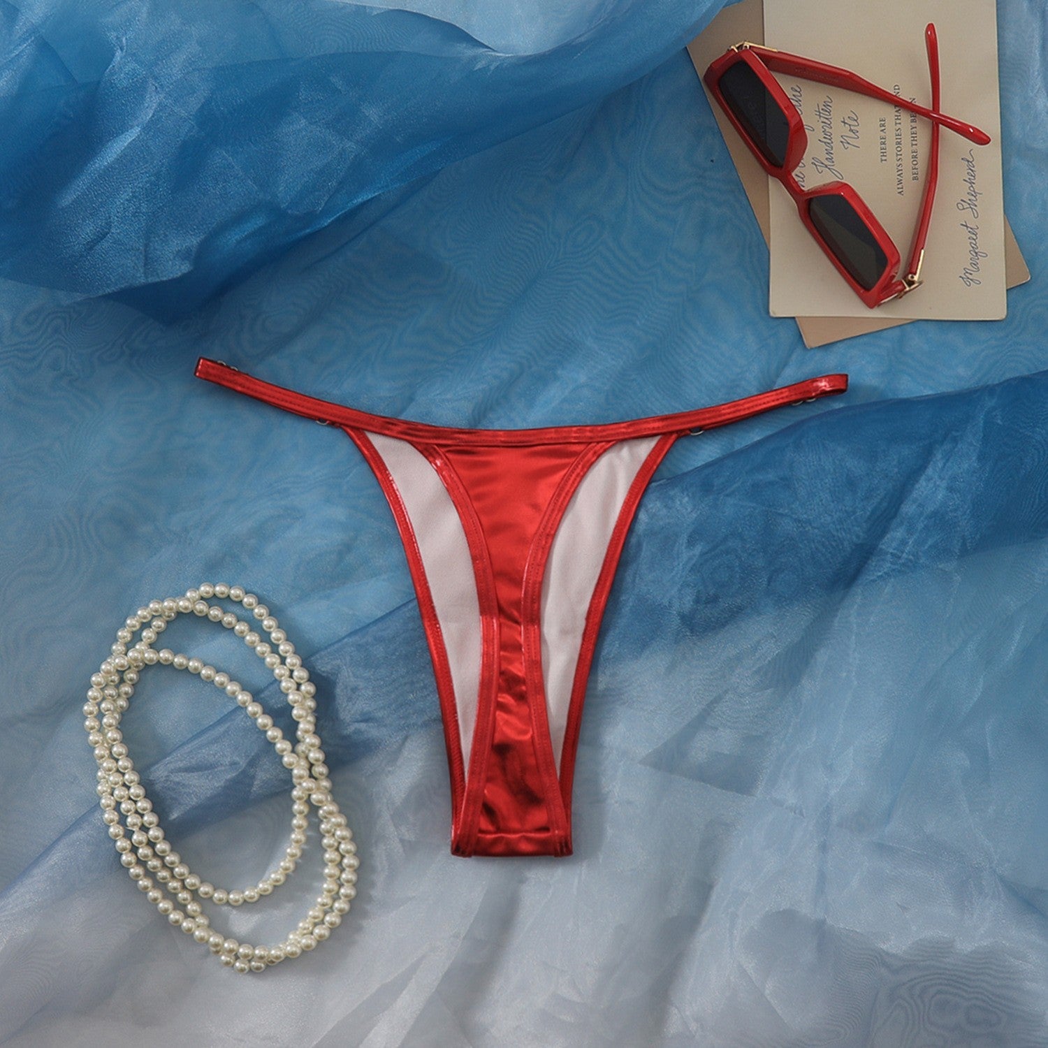 Culotte de bikini taille haute pour femmes au design élégant R&B