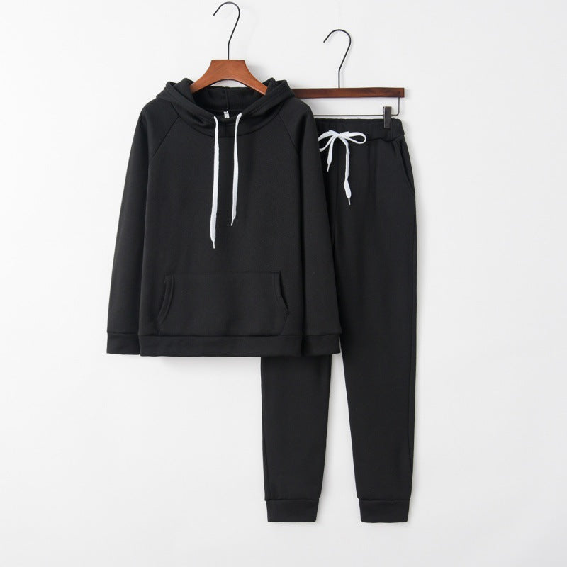 Ensemble de survêtement pour femmes en polaire douce avec sweat à capuche et pantalon de jogging Echo Archive