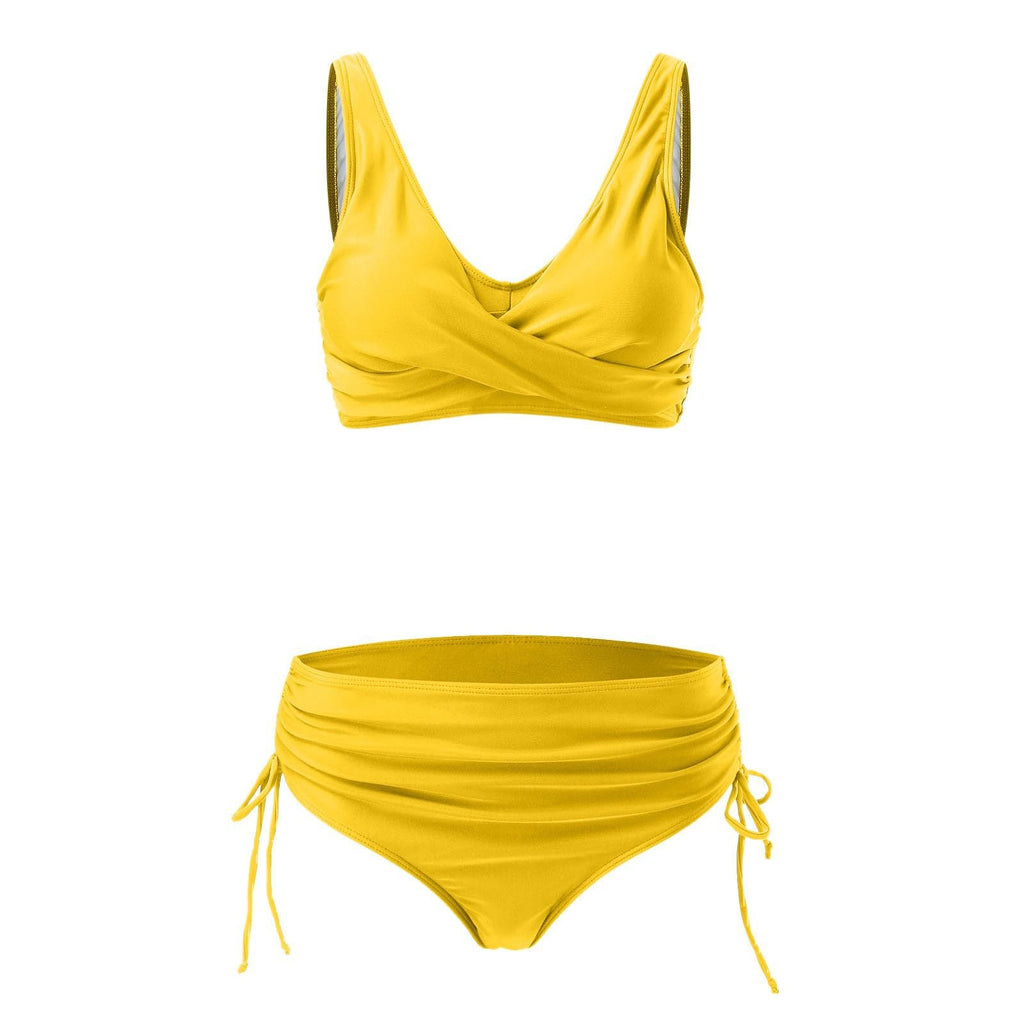 Ensemble de bikini wrap haut de gamme pour femmes avec culotte réglable R&B