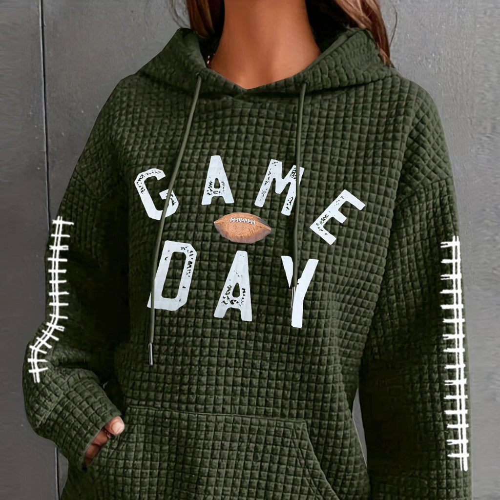 Sweat à capuche pour femmes avec design brodé