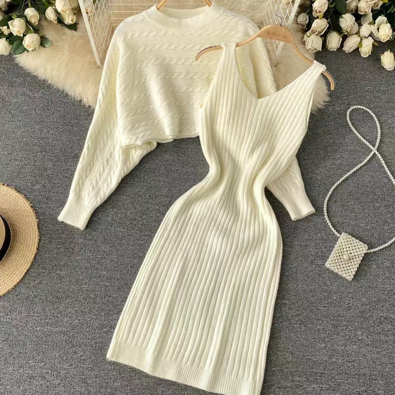 Ensemble robe en tricot et pull Damen Echo Archiv