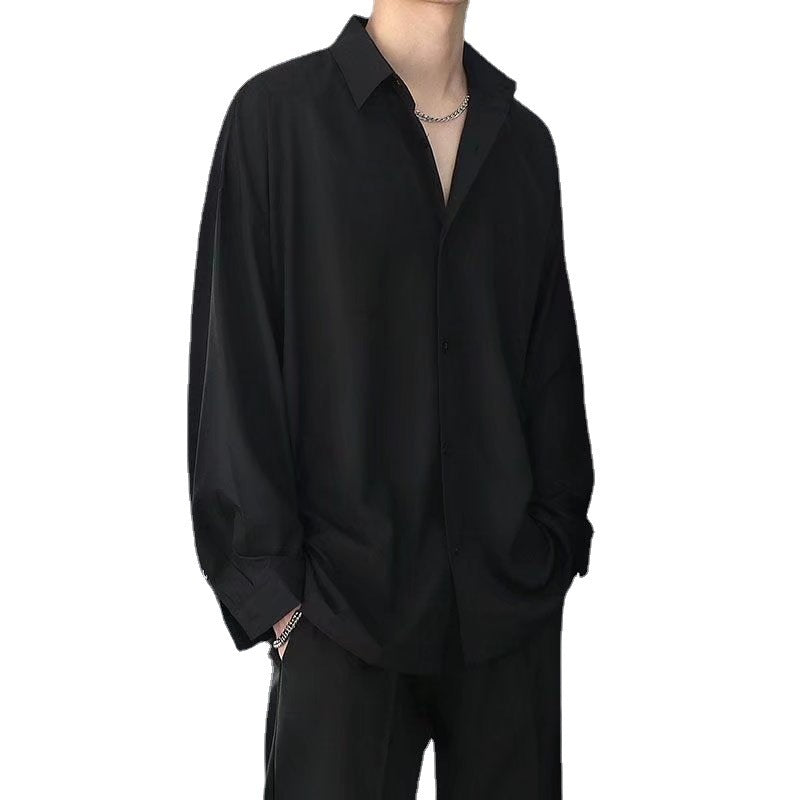 Chemise décontractée à manches longues pour hommes Echoarchiv