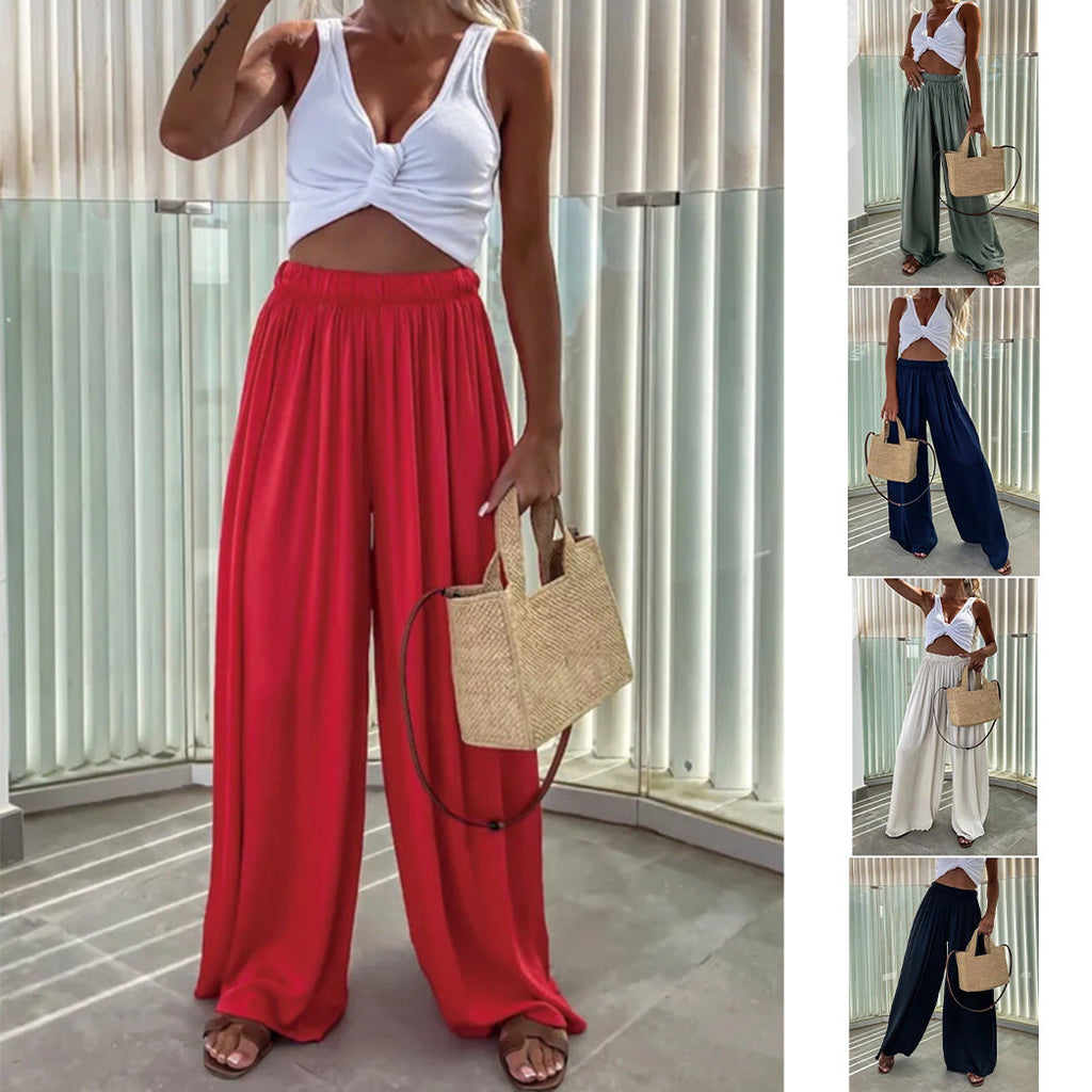 Pantalon Palazzo Élégant et Aéré pour Femmes