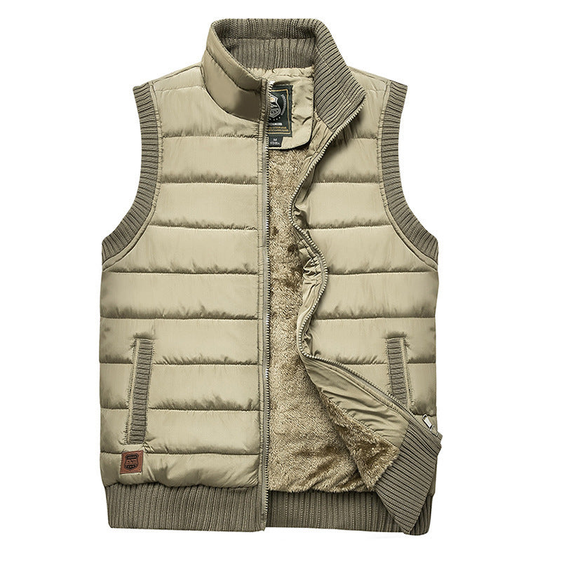 Gilet matelassé isolant thermique pour hommes