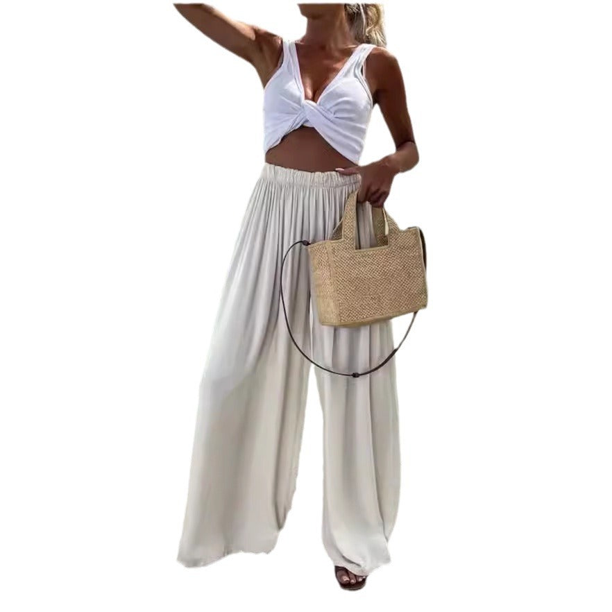 Pantalon Palazzo Élégant et Aéré pour Femmes