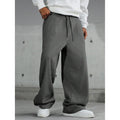 Pantalon Relax-Fleece pour hommes avec taille large, entrejambe bas, cordon élastique et poches latérales décontractées Echo Archiv