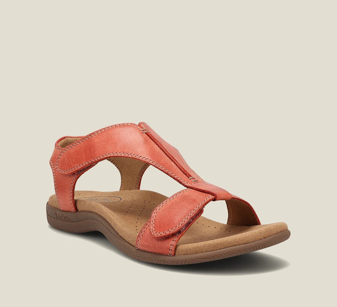 Sandales à brides confortables pour femmes avec semelle anatomique et boucle élastique R&B