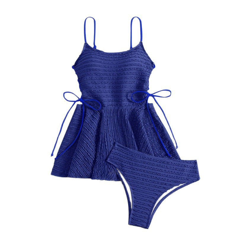 Tankini femme avec design de jupe flottante R&B