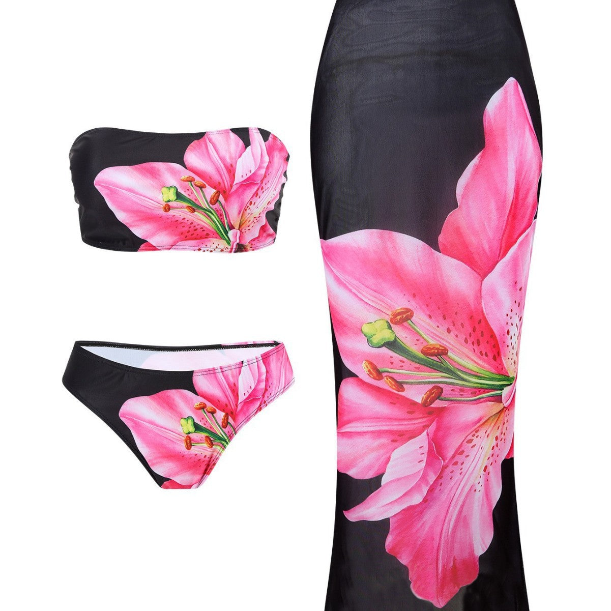 Mode de Plage Élégante pour Femmes avec Motif Floral Echo Archiv
