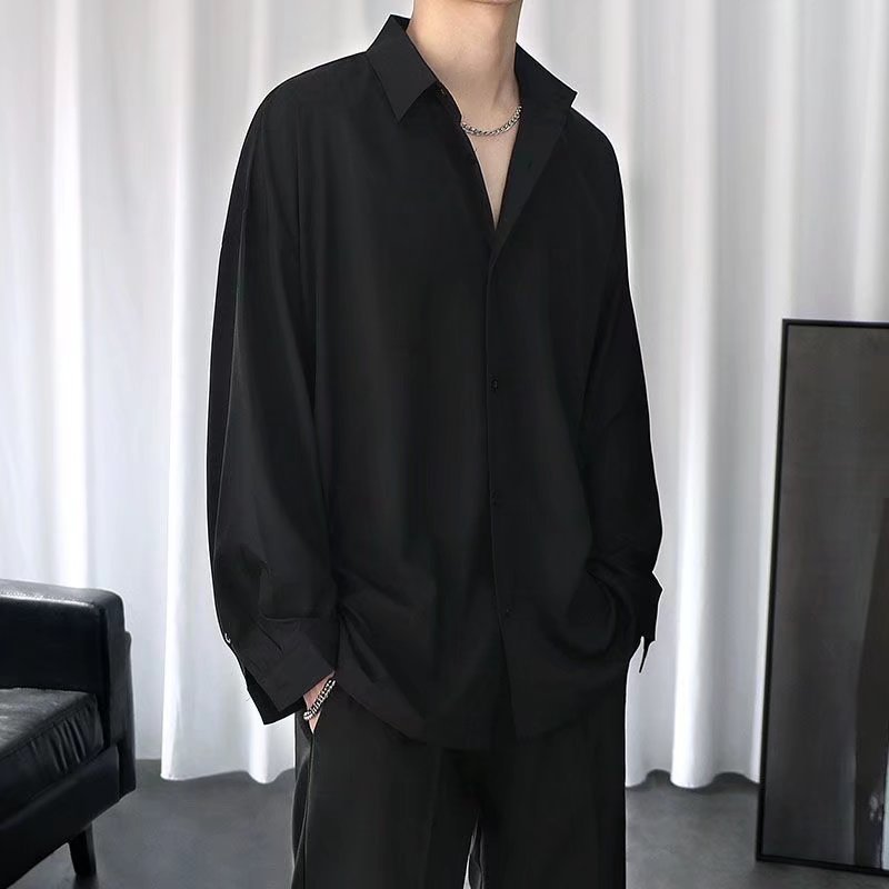 Chemise décontractée à manches longues pour hommes Echoarchiv