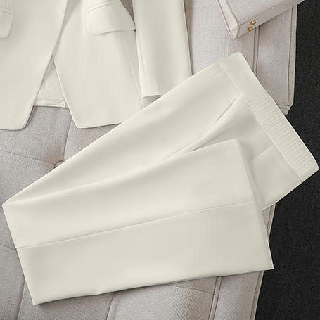 Pantalon en tissu élégant et bien ajusté pour femmes