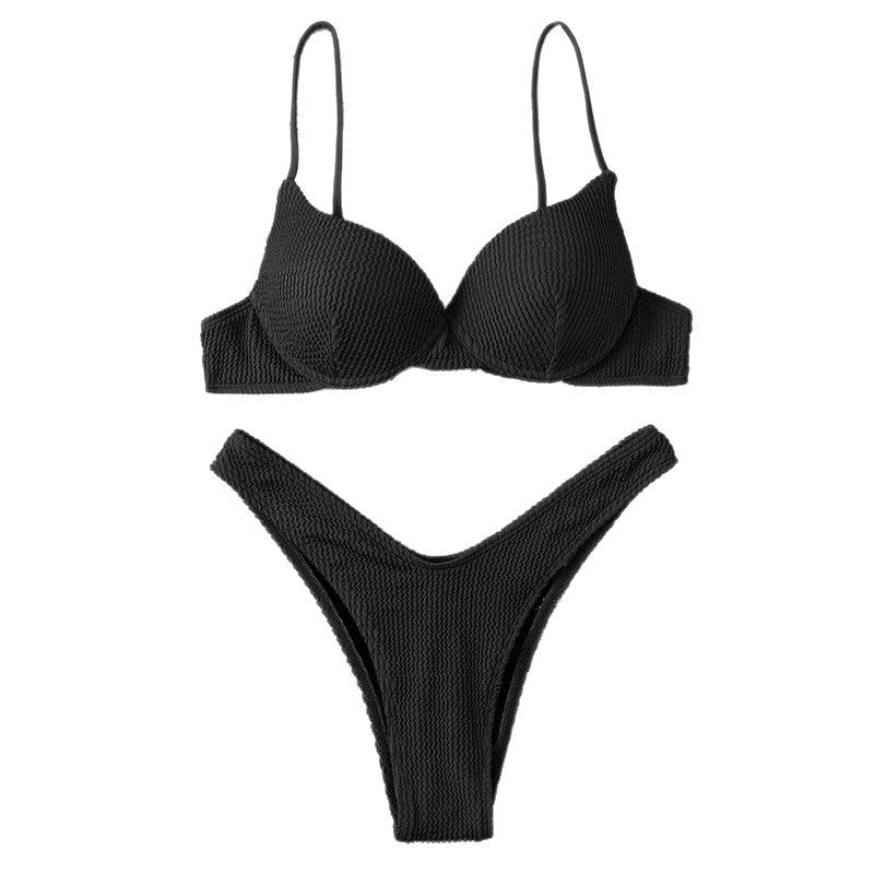Bikini Push-Up pour femmes avec surface texturée R&B