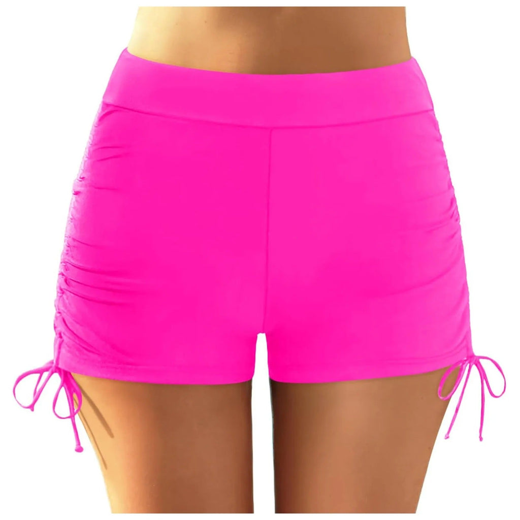 Shorts de bain sportifs pour femmes avec taille ajustable R&B