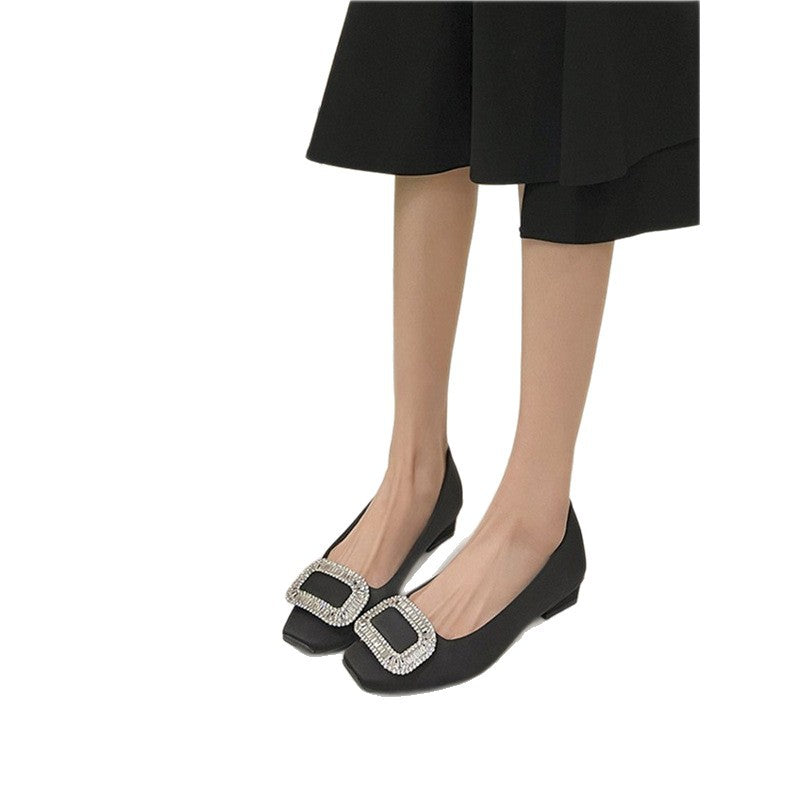Chaussons élégants pour femmes avec application scintillante R&B