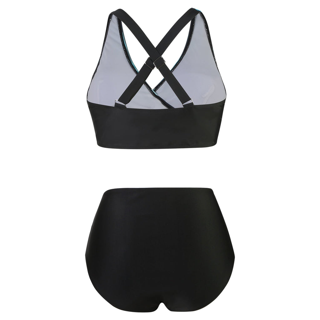 Bikini de sport à taille haute pour femmes avec un dos élégant Echo Archiv