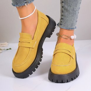 Mocassins pour femmes avec semelle antidérapante et design élégant à lanières R&B
