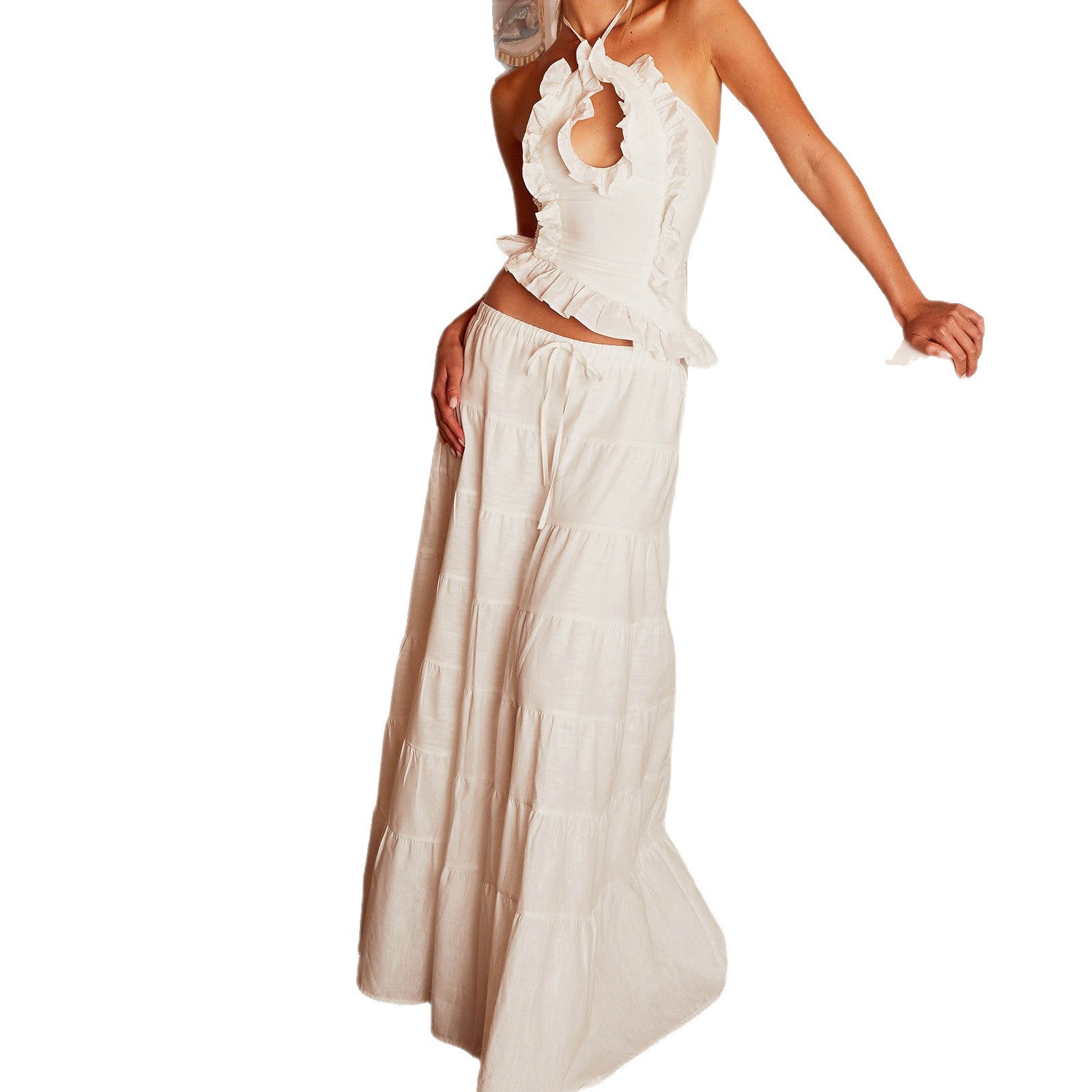 Robe chemise pour femmes avec détails floraux Heidi-Mode