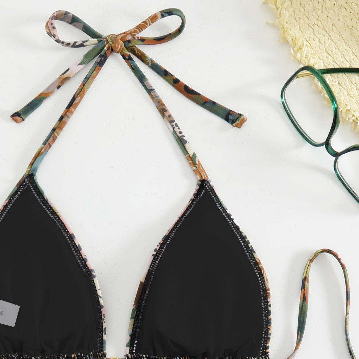 Bikini triangle pour femmes avec motif floral et animalier Echo Archiv