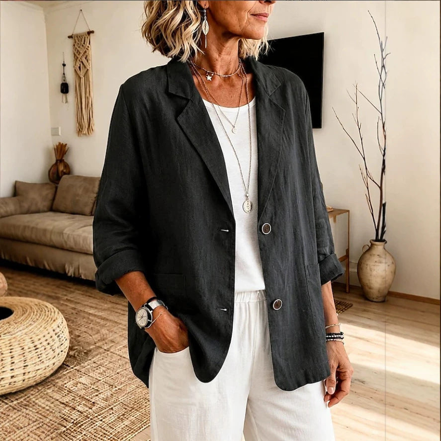 Veste en lin légère et élégante pour femmes
