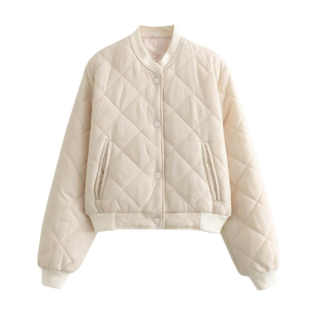 Veste matelassée à motifs pour femmes