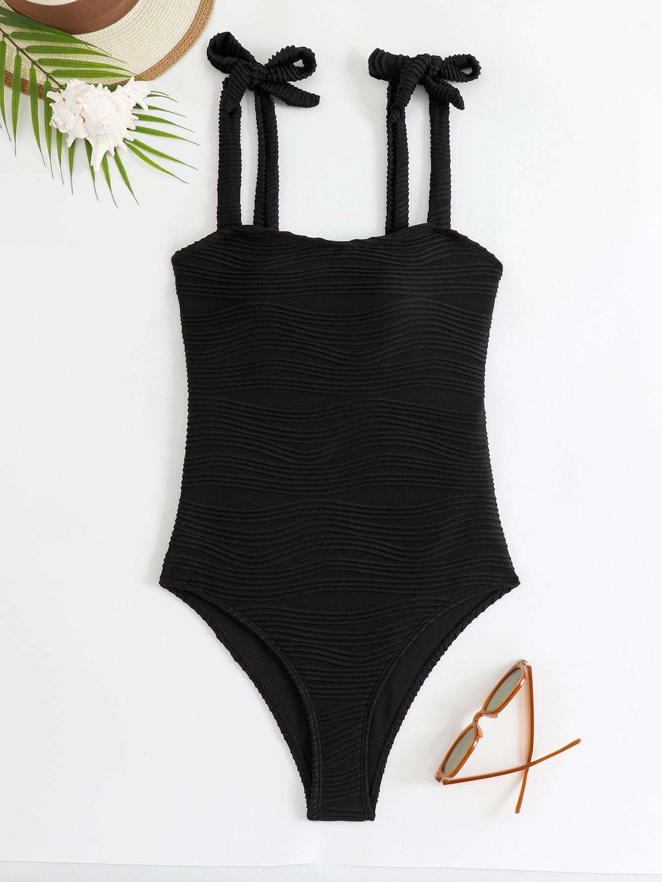 Maillot de bain à rayures de haute qualité pour femmes avec bretelles Echo Archiv