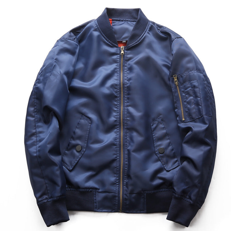 Veste bomber classique pour hommes en nylon déperlant avec poignets côtelés et poche à bras Echo Archiv