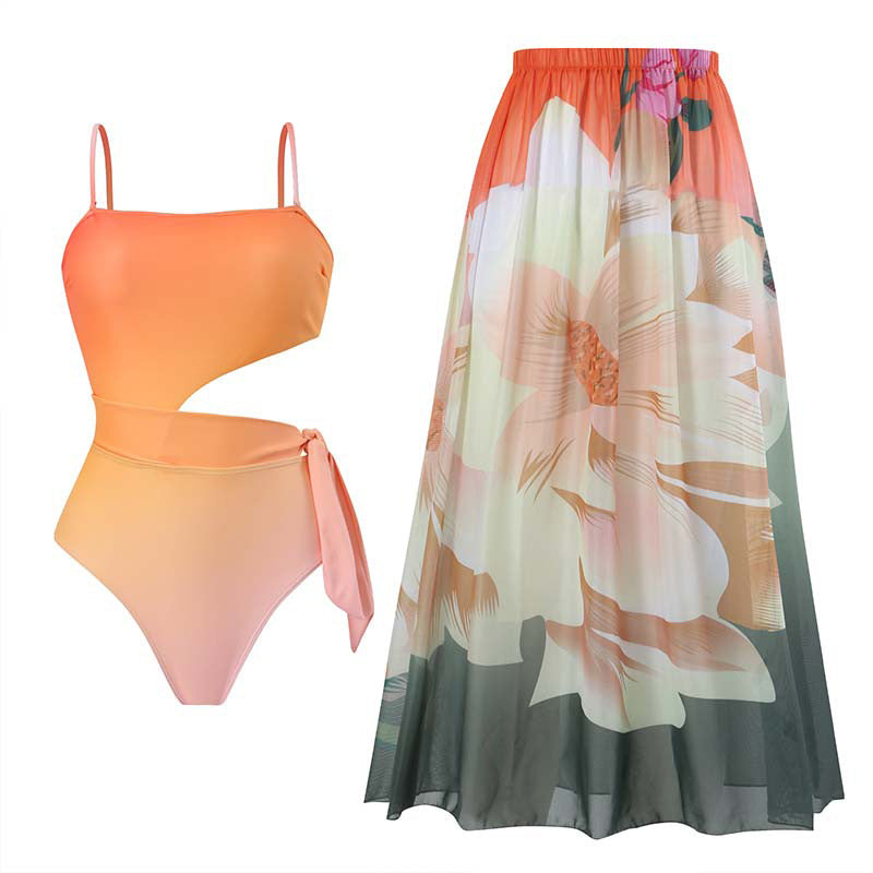 Jupe maxi femme avec design floral Drune