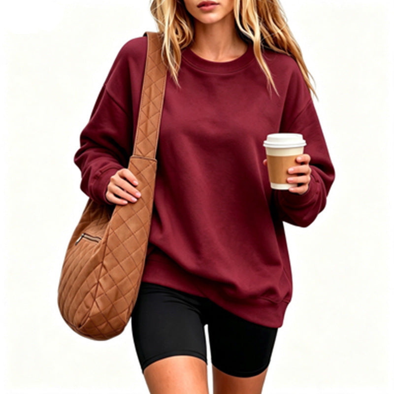Sweatshirt Oversized Confortable pour Femmes Echoarchiv