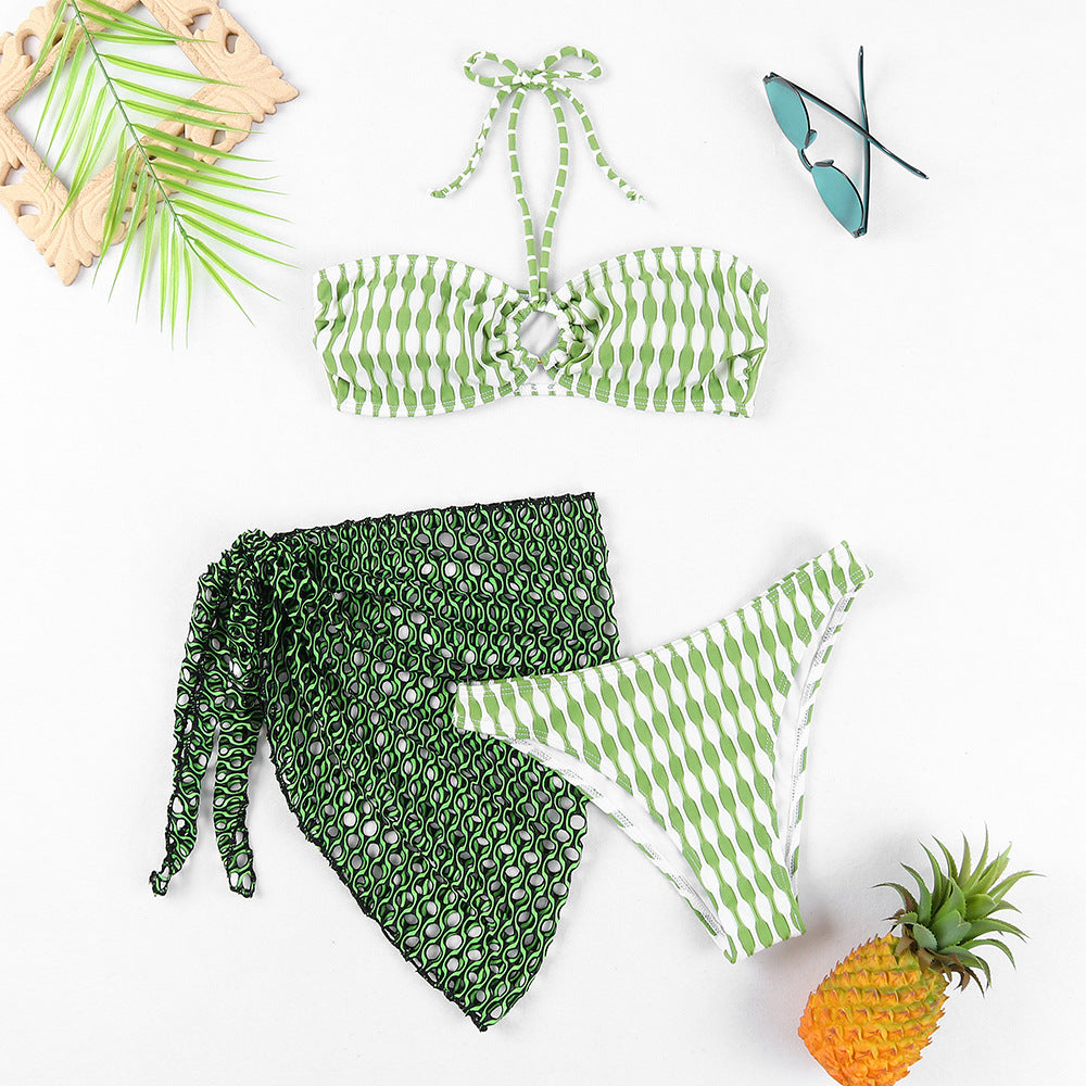 Ensemble de bikini pour femmes avec un élégant paréo Echo Archiv