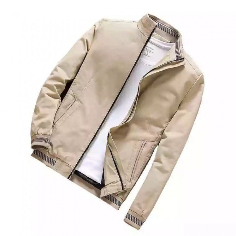 Veste à col montant thermo pour hommes avec doublure en teddy doux, bords contrastés élastiques et poches zippées dissimulées Echo Archiv