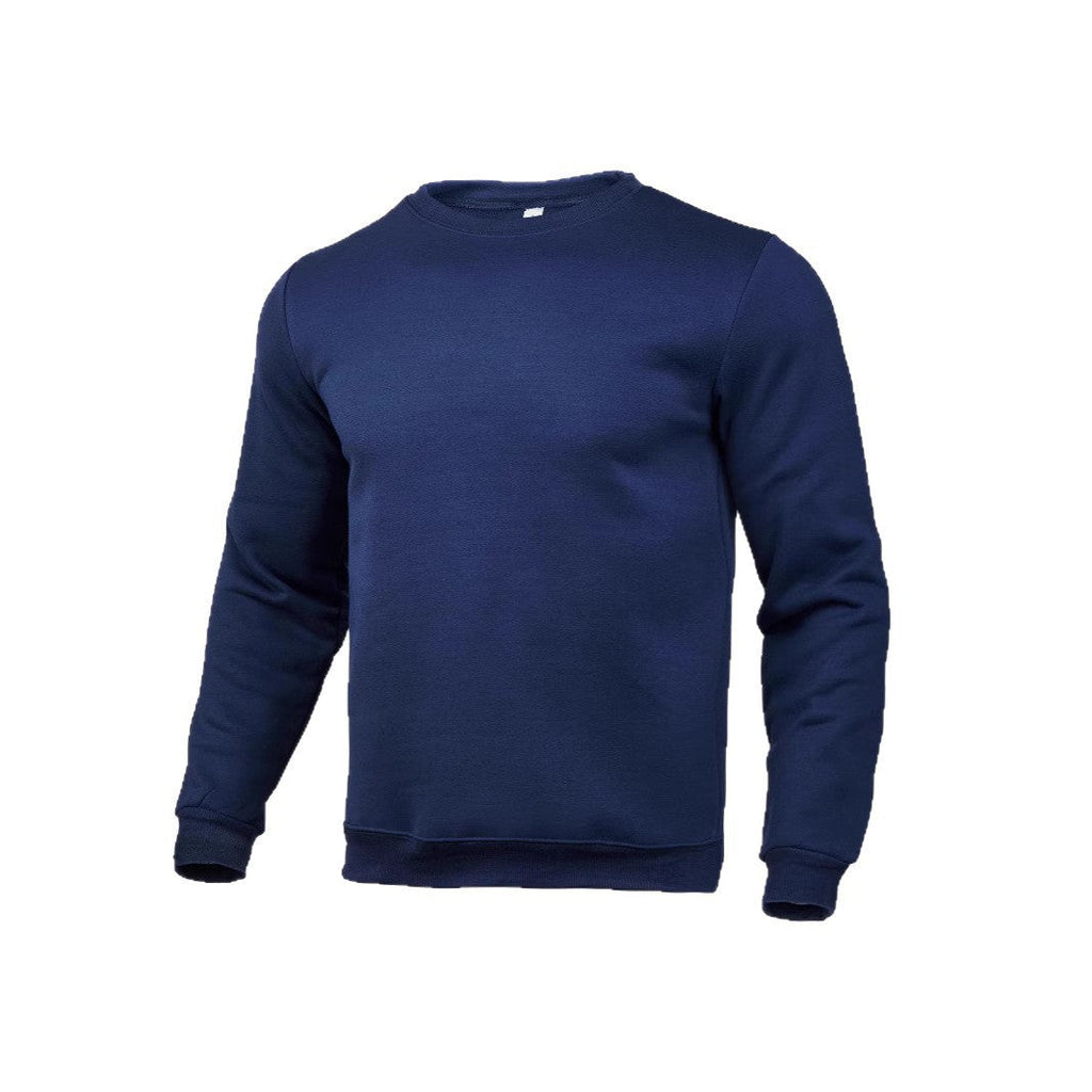 Sweat-shirt classique à col rond pour hommes avec intérieur en polaire douce, ourlet côtelé et coutures renforcées Echo Archiv