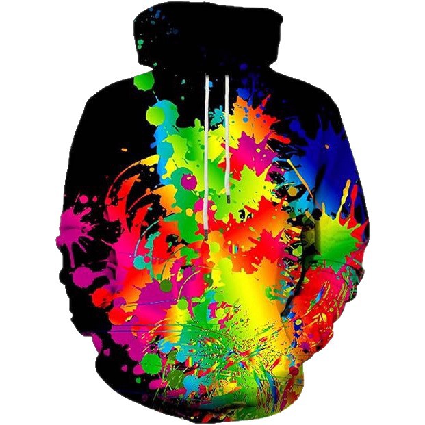 Hoodie coloré pour femmes avec motifs créatifs Echoarchiv