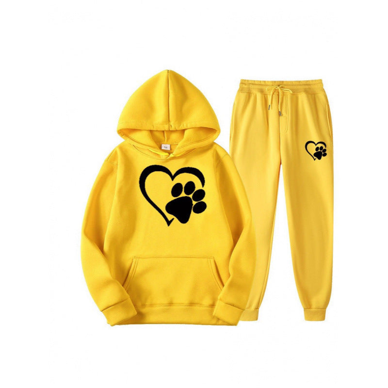 Ensemble de Sweat à Capuche et Pantalon de Jogging Douillet pour Femmes Echoarchiv