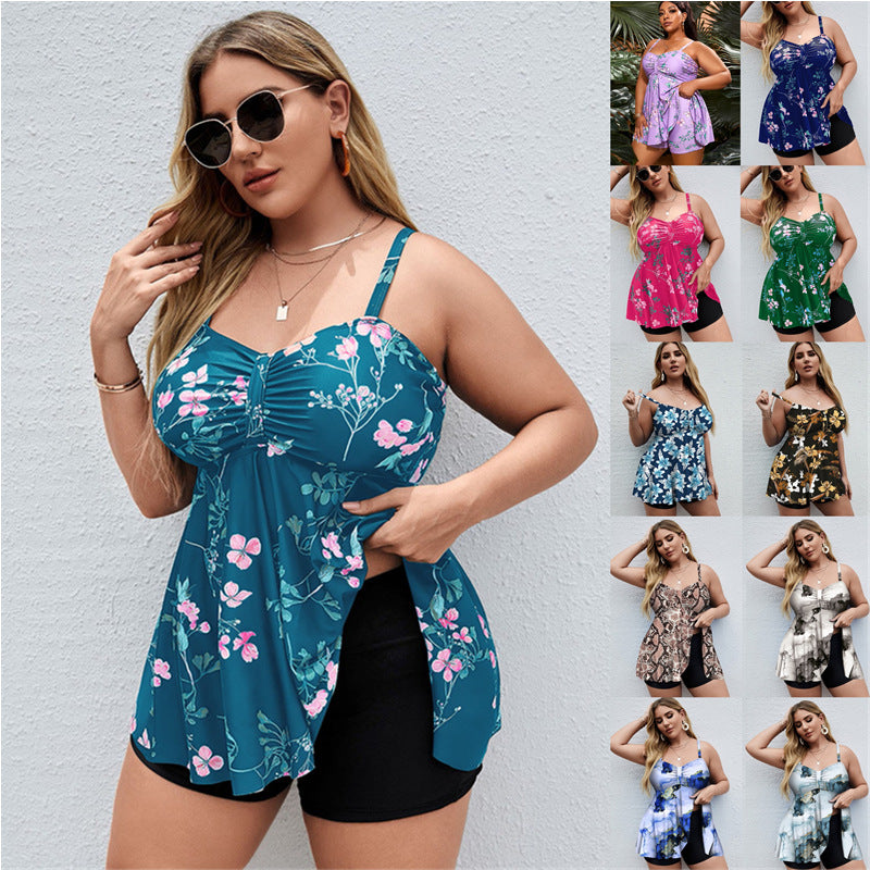 Tankini Femme avec un design flatteur et shorts intégrés R&B