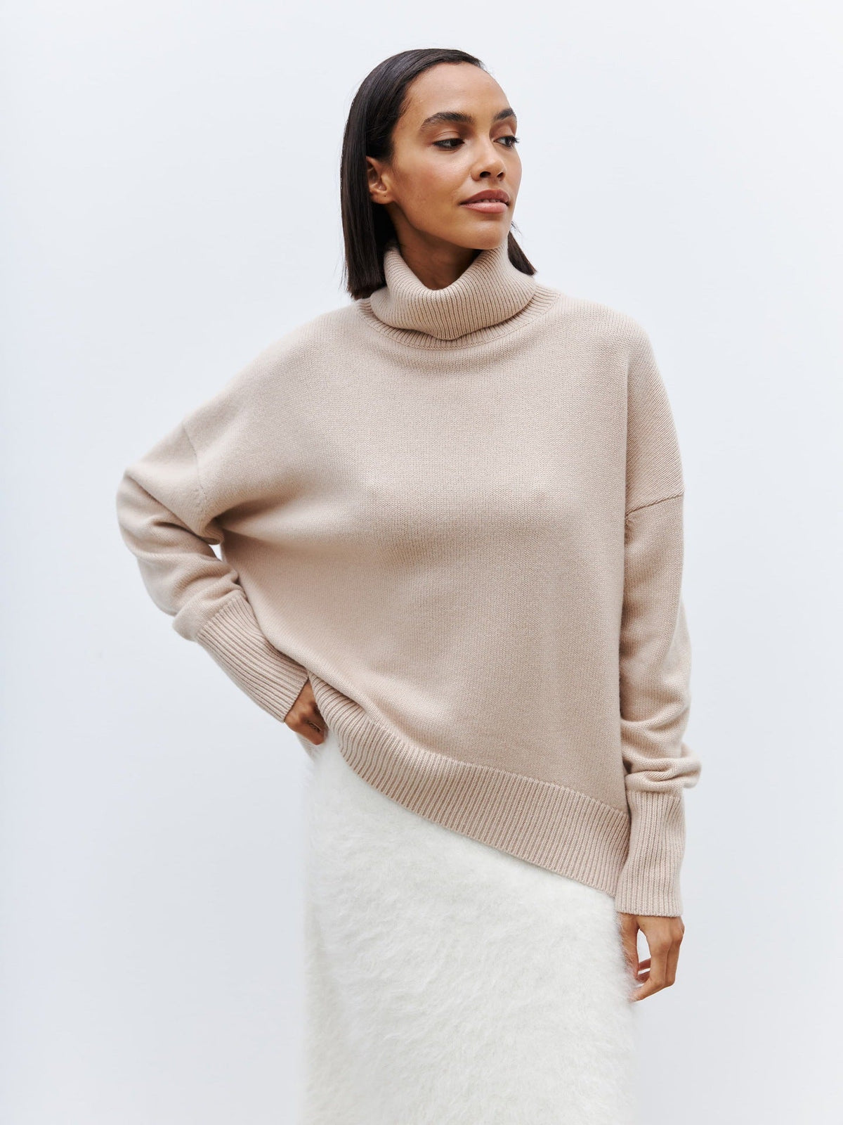Pull col roulé Femme Echo Archiv